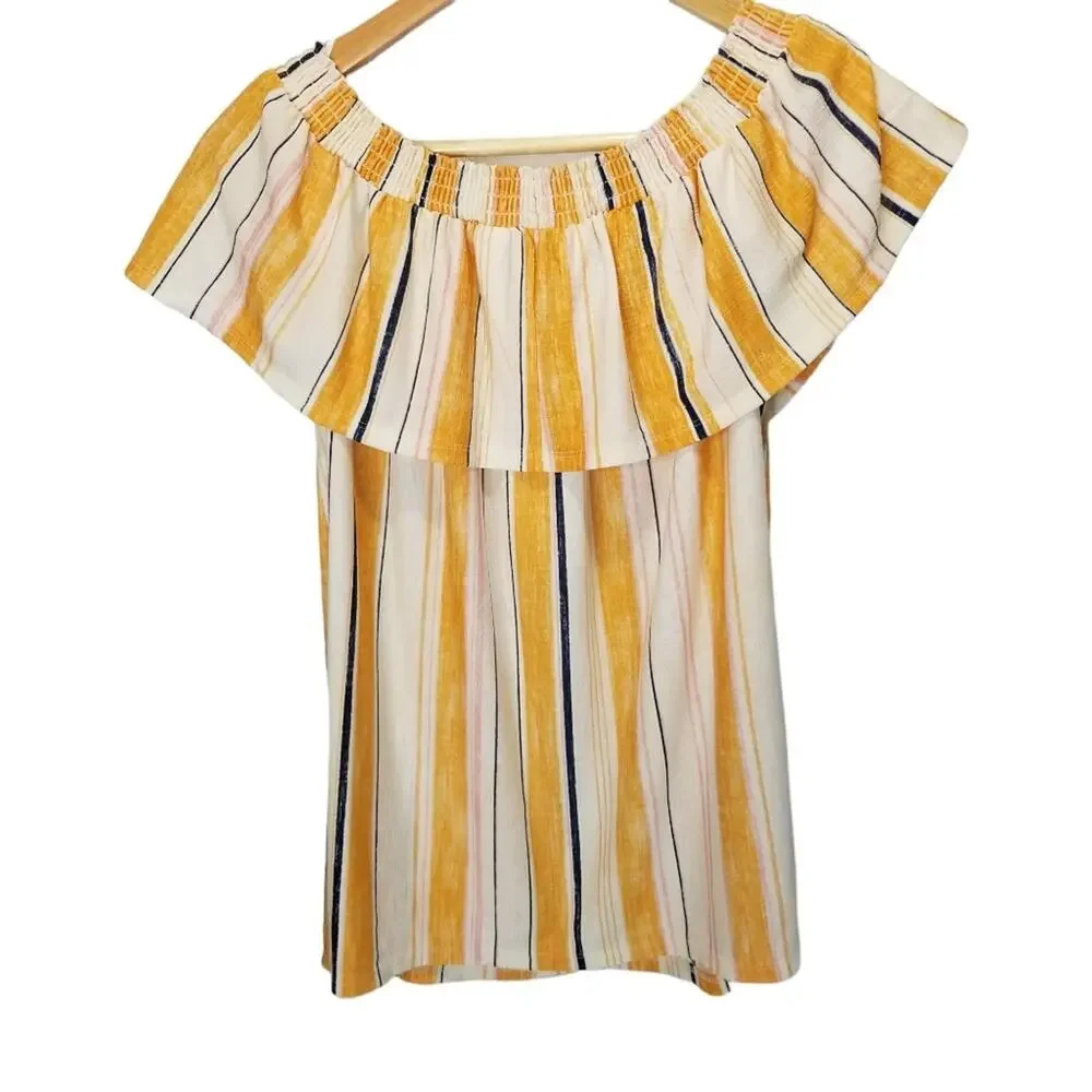 Lauren Conrad off the shoulder top NWT Size Small - Picture 2 of 10